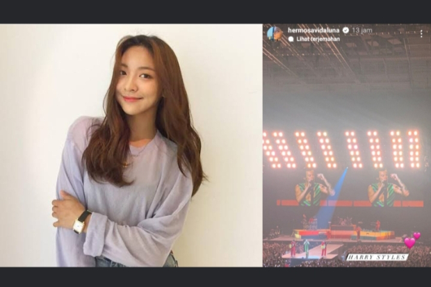 Luna F(X) di Konser Harry Styles
