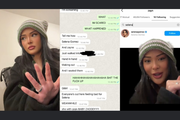 Postingan Klarissa Garcia Soal Selena Gomez dan Zayn Malik