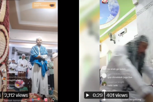 Viral ustaz menjadi imam salat tarawih dan live streaming di TikTok