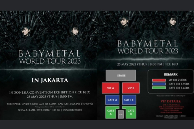 Harga Tiket Konser Babymetal