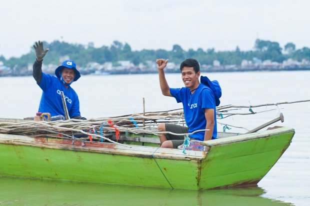 Nelayan yang tergabung di startup Aruna