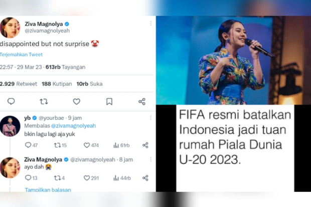 Reaksi Ziva Magnolya Piala Dunia U20 di Indonesia dibatalkan