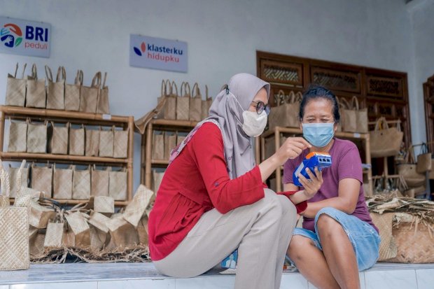 Kredit berkelanjutan BRI didominasi oleh penyaluran kredit untuk UMKM.