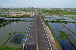 Ilustrasi, Jalan Tol Cibitung-Cilincing.