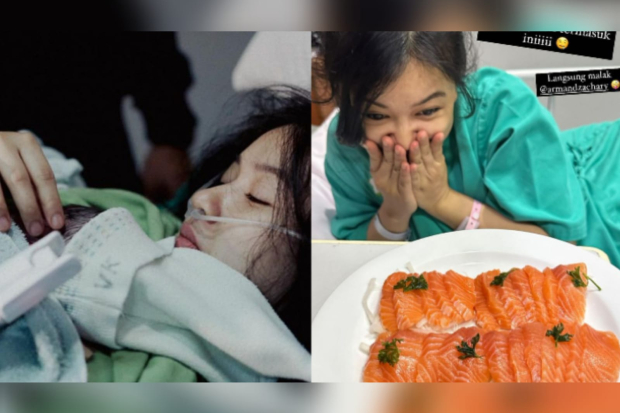 Adinda Azani melahirkan