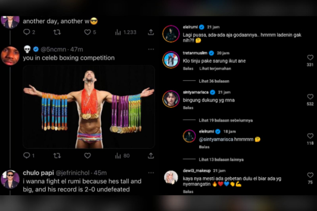 Jefri Nichol tantang tinju El Rumi