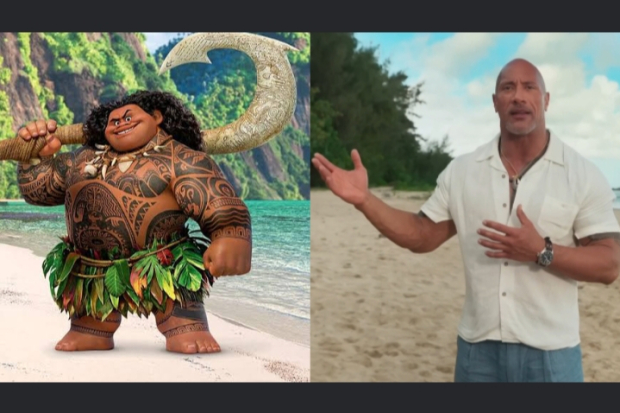 Dwayne Johnson Perankan Maui Moana
