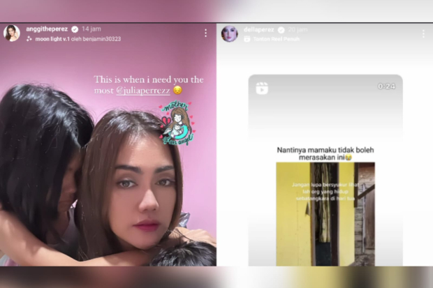 Adik Julia Perez pesan galau