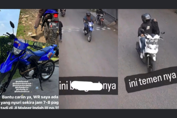 Eddi Brokoli Kemalingan Motor