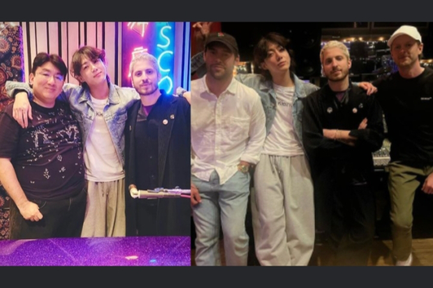 Jungkook BTS Rekaman di LA Ditemani Bang Si Hyuk