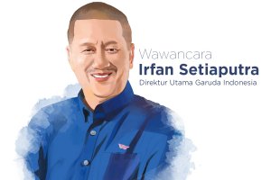 Direktur Utama Garuda Indonesia Irfan Setiaputra