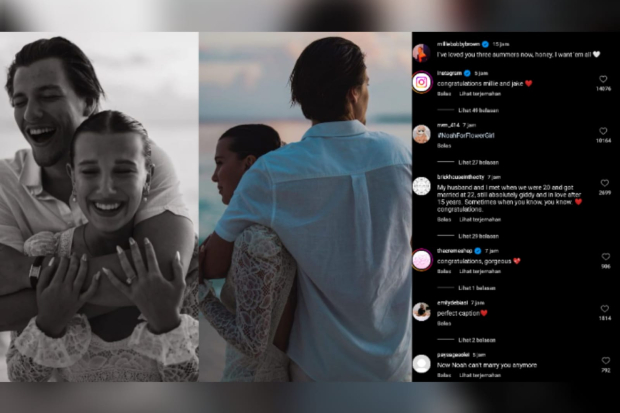 Millie Bobby Brown dan Jake Bongiovi