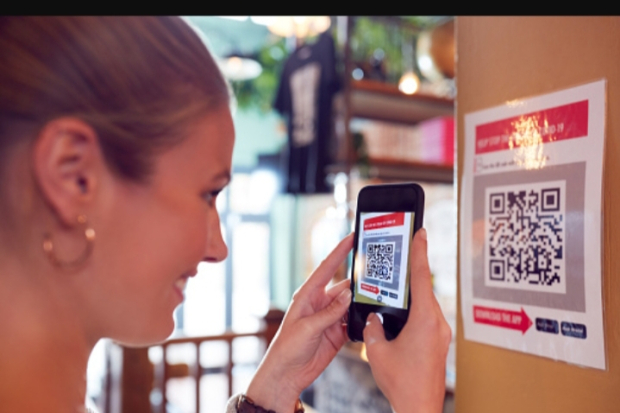 Ilustrasi Transaksi Via QR