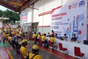Vaksinasi Masal CCEP Indonesia