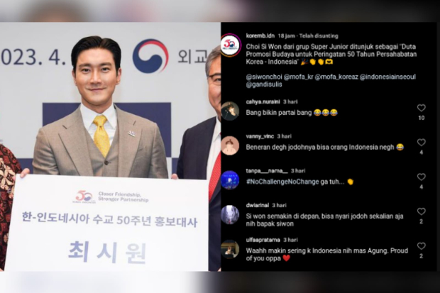Choi Siwon jadi duta hubungan diplomatik Indonesia - Korea Selatan