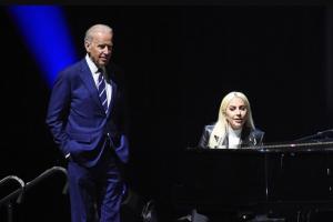 Presiden Joe Biden dan Lady Gaga