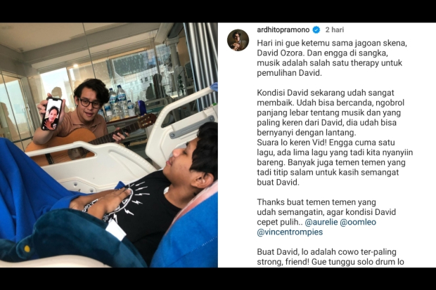 Ardhito Pramono dan David Ozora