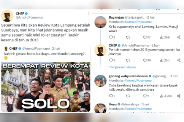 Arnold Poernomo beri dukungan kepada Bima Yudho