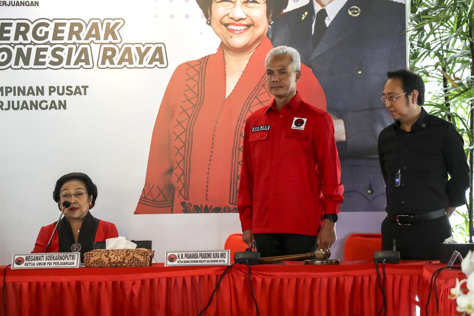 ganjar, megawati, pdip, cawapres