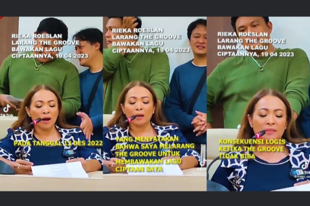 Pernyataan Resmi Rieka Roslan Larang The Groove Bawakan Lagunya