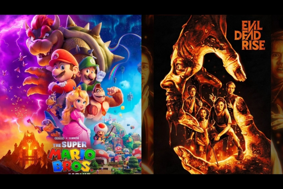 The Super Mario Bros Movie dan Evil Dead Rise