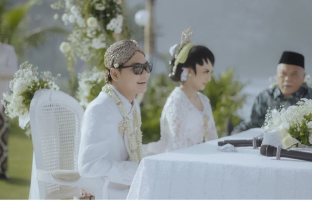 Momen Pernikahan Tri Suaka dan Nabila Maharani