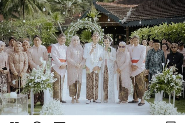 Momen Pernikahan Tri Suaka dan Nabila Maharani
