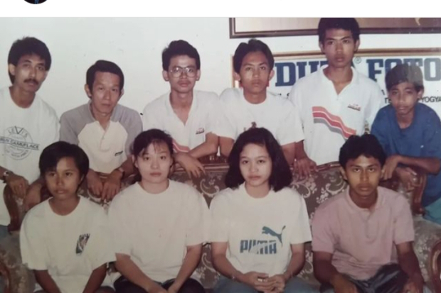 David Jacobs dan Teman Satu Klub Tenis Meja di tahun 80-an