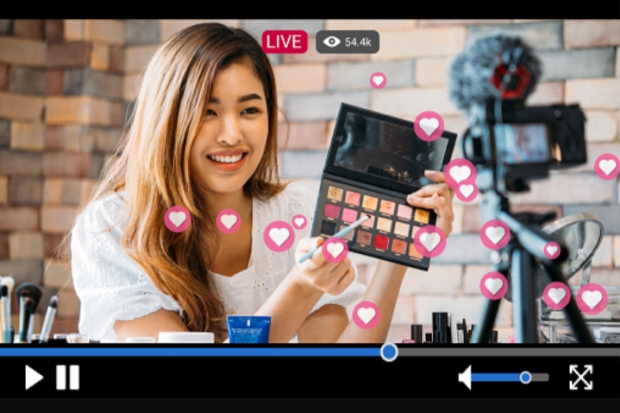 Ilustrasi Beauty Vlogger