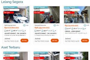 Rumah yang dilelang