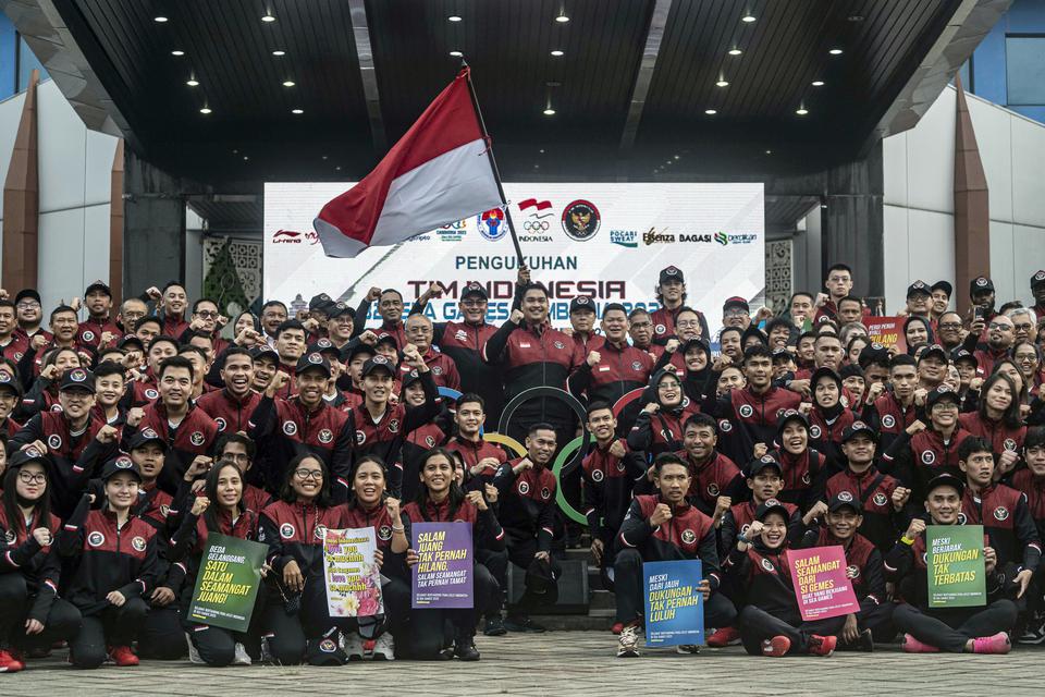 Indonesia memberangkatkan 599 atlet untuk mengikuti 31 cabang olahraga di Sea Games 2023.