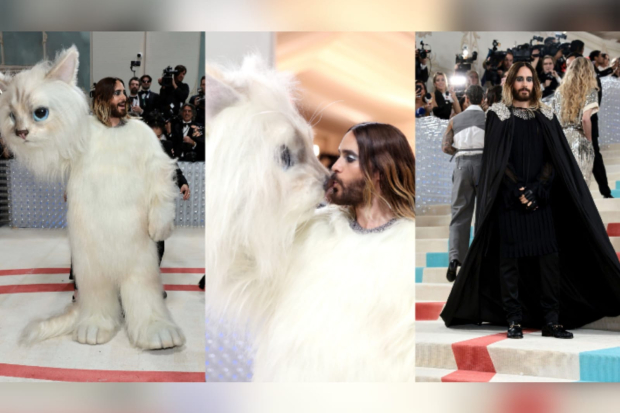 Jared Leto pakai kostum kucing di Met Gala 2023