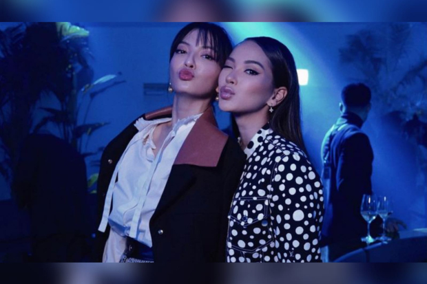 Alyssa Daguise dan Raline Shah di acara Louis Vuitton