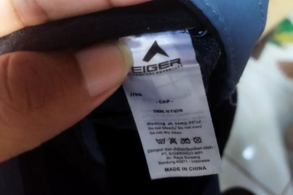 Eiger Made In Cina