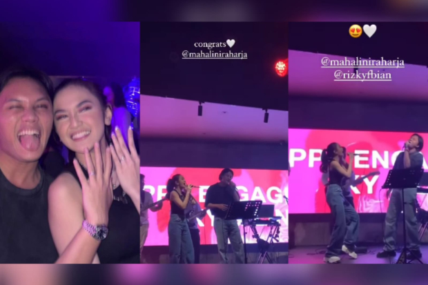 Mahalini dan Rizky Febian lamaran