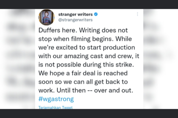 Penulis Stranger Things Mogok Menulis
