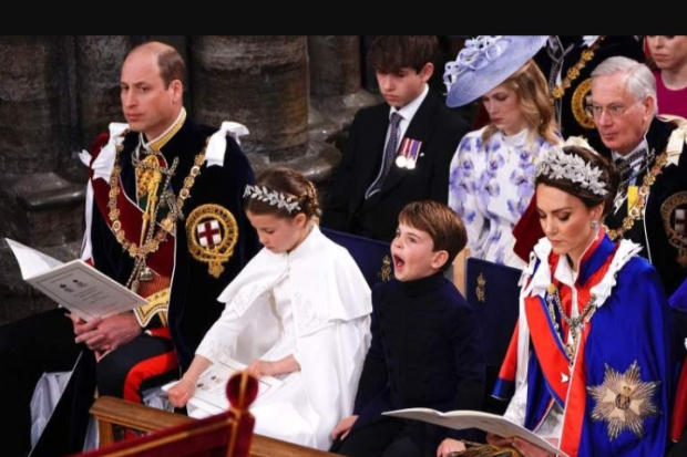 Pangeran Louis Menguap di Penobatan Raja Charles III