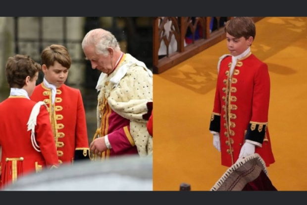 Pangeran George di Penobatan Raja Charles III