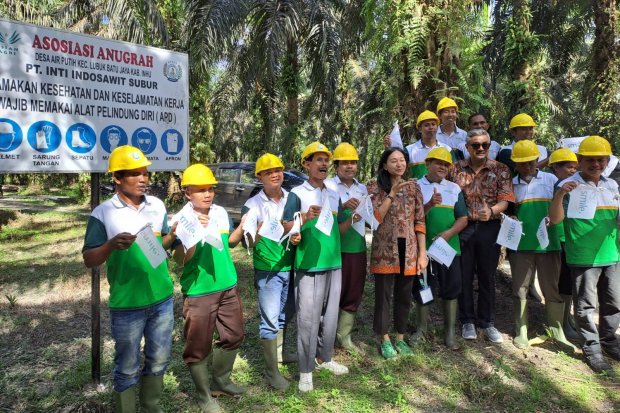 Grup Asian Agri dan KAO Dorong Sertifikasi RSPO Petani Sawit di Riau