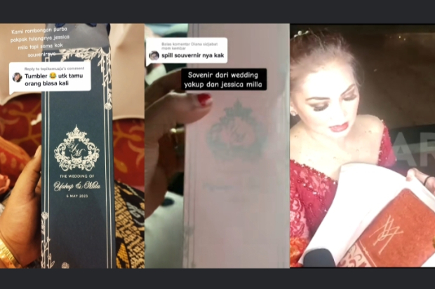 Souvenir Pernikahan Jessica Mila dan Yakub Hasibuan