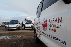 WULING AIR EV DI KTT ASEAN 2023 LABUAN BAJO