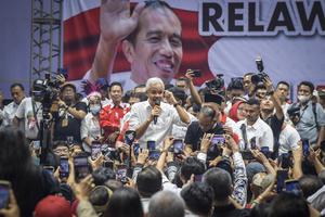 Halalbihalal relawan Jokowi bersama Ganjar Pranowo