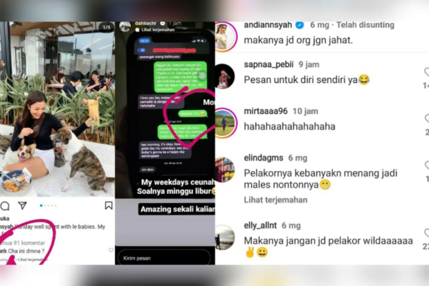 Isu Fandy Christian selingkuh, nama Andi Annisa ikut terseret