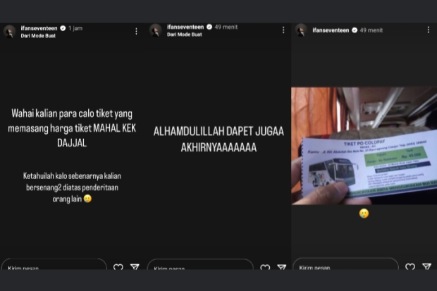 Ifan Seventeen Ikut War Tiket Konser Coldplay