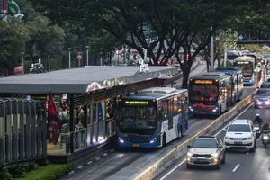 Rencana revitalisasi sepuluh halte Transjakarta