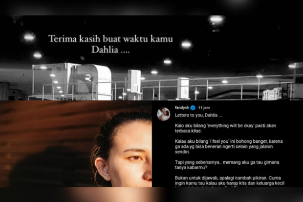 Fandy Christian tulis surat untuk Dahlia Poland