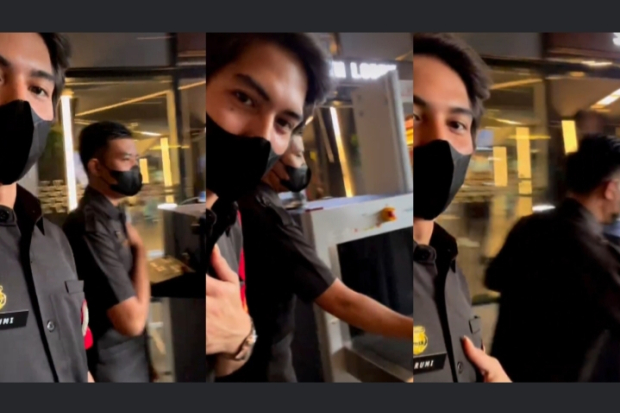 El Rumi Magang Jadi Satpam di Mall