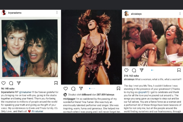 Ucapan Duka untuk Tina Turner