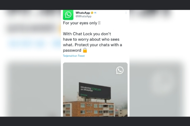 WhatsApp Rilis Fitur Chat Lock