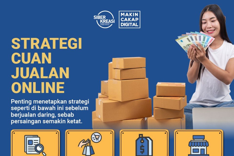 Strategi Cuan Jualan Online Infografik Katadata.co.id